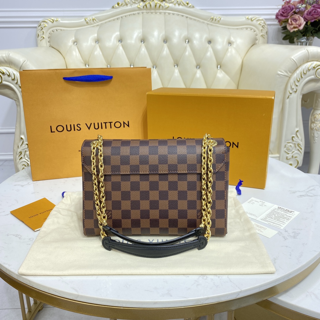 Louis Vuitton VAVIN PM Handbag Damier Ebene N40108 Black